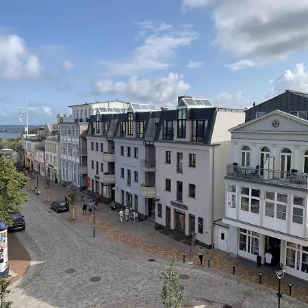 Sonnenuntergang, Am Leuchtturm Apartment Rostock